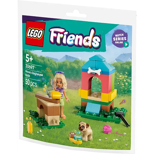 Конструктор LEGO Friends Модель собачої будки від Нови 50 деталей (30697) - фото 3
