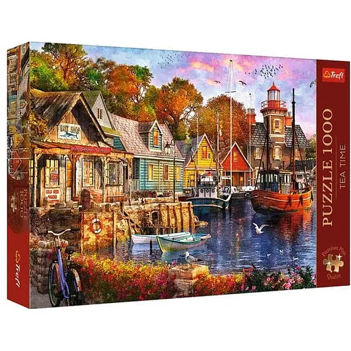 Пазл Trefl Время чаепития: Уголок на берегу моря 1000 эл. (10796)