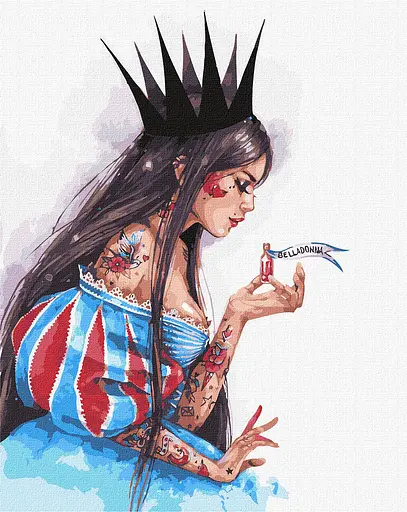 Набір для розпису по номерах Небезпечна краса, 40x50 см, КНО4969