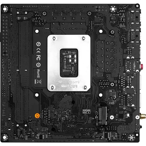 Материнская плата Maxsun LGA1700, Terminator B760ITX D5, B760, 2xDDR5, Int.Video(CPU), 4xSATA3, 1xPCI-E 16x 5.0, 2xM.2 4.0, Dual LAN 2.5G+1G, ALC897, 4xUSB3.2/4xUSB2.0, 2xDP/2xHDMI, Mini-ITX (MS-Challenger B760ITX D5) - фото 4