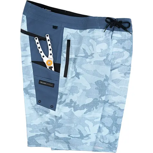 Шорти Pelagic Ocean Master Camo Fishing Shorts 30 Slate Fish Camo - фото 5
