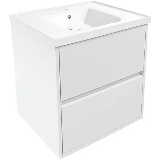 Тумба з умивальником Volle Teo 65 см Білий 15-88-61 - фото 1