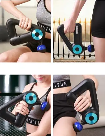 Перкуссионный массажер c 9 насадками Sk-8890 Ударный массажер триггерных точек 2500 mAh - фото 6