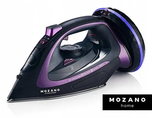 Праска Mozano AGD/ZEL/01 Fiolet 2600 Вт, антипригарна підошва, авто-вимкнення, паровий удар 1 шт. фіолетовий (28110-IS) - фото 5