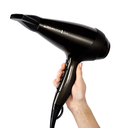 Фен Remington Silk, 2400Вт, 3 режима, диффузор, ионизация, холодный обдув, коричневый - фото 2