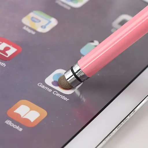 Стилус ємнісний, високоточний Jot Pro двосторонній, металевий, зі вставкою, рожевий - фото 3