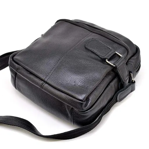 Чоловіча шкіряна сумка через плече TARWA 24х26х8 см sum0025874 - фото 4