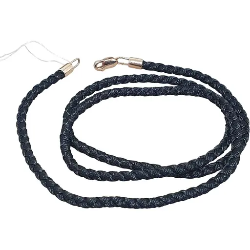 Ювелірний шовковий шнурок Імперія золота з золотими вставками. ПК101И 50