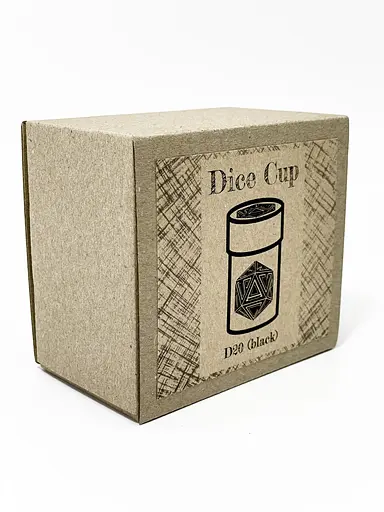 Настільна гра Планета Ігор Чаша для кубиків D20 (чорна) (Dice cup D20 black) (pi-dc004) - фото 9