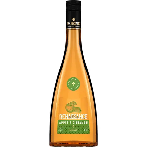 Напій алкогольний з ароматом бренді Renaissance Cinamon & Apple 36% 0.5 л (4770053233347)