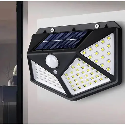 Светильник LED BK-100 наружный накладной с солнечной батареей и датчиком движения