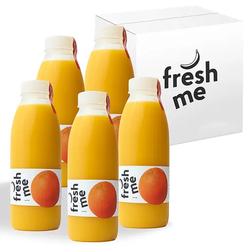 Сок апельсиновый прямого отжима FreshMe 500 мл х 5 шт - фото 2