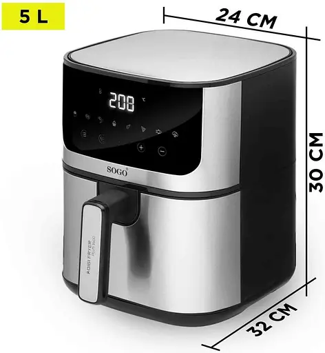 Мультипіч (аерофритюрниця) Sogo SS-10880 - фото 4