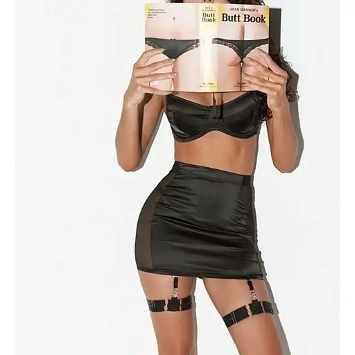 Эротическое соблазнительное женское белье черное - фото 2