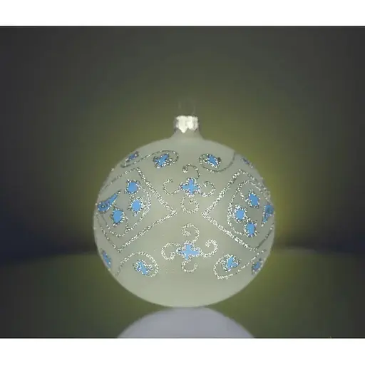 Набір ялинкових прикрас Різдвяні історії Код нації: Полтавщина 3 кулі скло (4820001112863) - фото 5