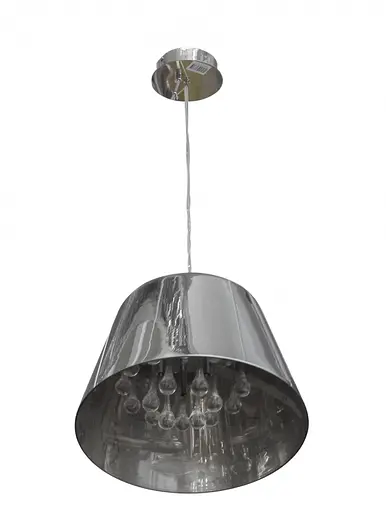 Люстра подвесная Brille галогенная с абажуром G4 20W CH (BL-076S/6)