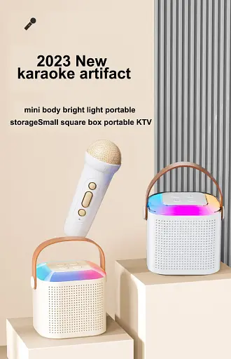 Bluetooth-караоке з 2 бездротовими мікрофонами Citisky 100%Original A1 Pro - фото 6