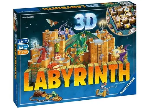 Настільна гра Ravensburger 3D Лабіринт (3D Labyrinth) (англ.) (26831)