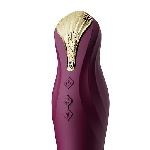 Вібратор Zalo King Vibrating Thruster 30.2 см фіолетовий - фото 7