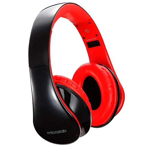 Гарнітура Microlab K360, 3,5мм, Black-Red - фото 4