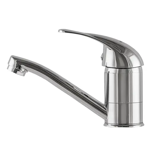 Змішувач для умивальника EcoMix E-GEZ-103M-WH Хром - фото 1