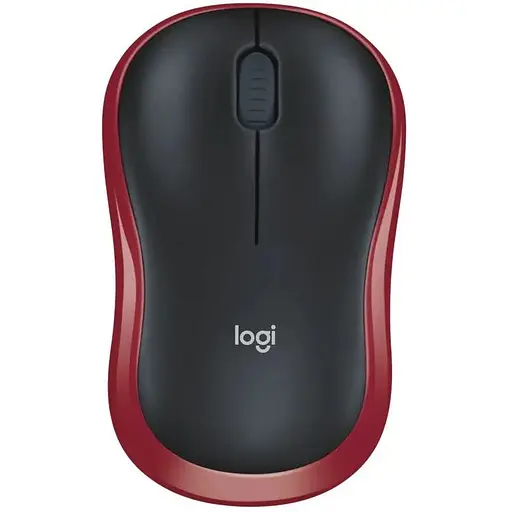 Мышь Logitech Wireless Mouse M185 RED - EWR2 (910-002237) (7196815) - фото 1
