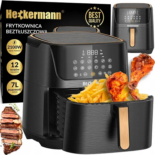 Аэрогриль Аэрофритюрница Heckermann HF 8850 7л - фото 1
