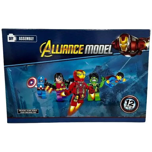 Набор игровых фигурок Мстители с оружием 12 шт. (0304E) - фото 4