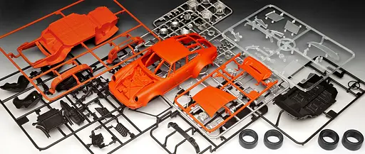 Сборная модель-копия Revell Автомобиль Porsche 934 RSR Jägermeister 1:24 (RVL-07031) - фото 9