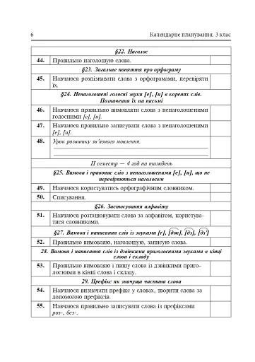 Календарне планування. 3 клас - фото 7