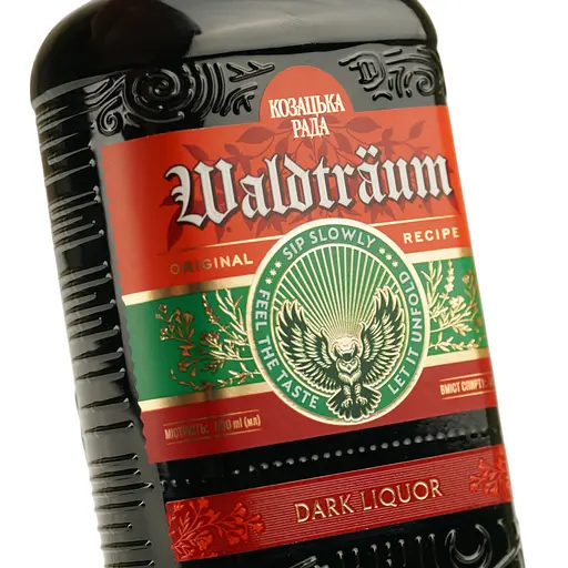 Ликер Козацька Рада  Waldtraum Темный 40% 0.5 л - фото 5