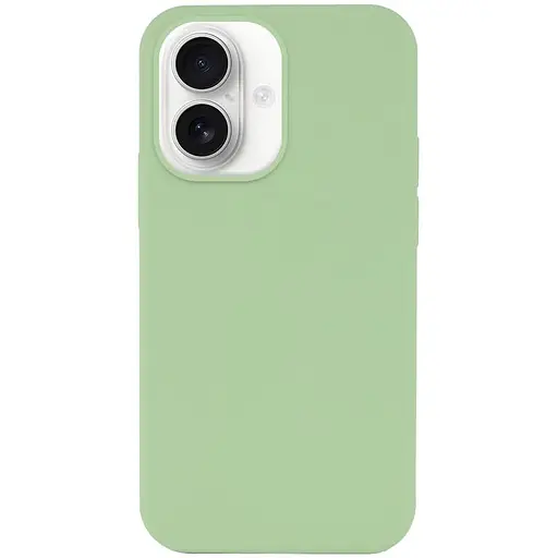 Чохол Epik Silicone Case Full Protective AA NO LOGO для Apple iPhone 16, 6.1 М'ятний/Mint