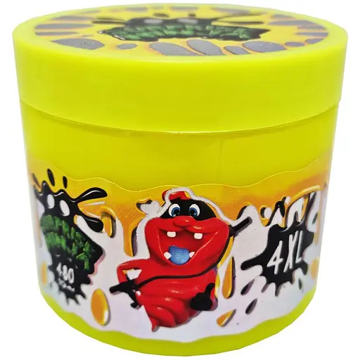 Вязкая масса Danko Toys Surprise Ninja 4 XL SLM-09-01U укр желтая