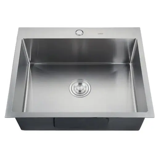 Кухонная мойка Zerix ZH6050-215.SUS304 MX1585, Нержавеющая сталь - фото 1