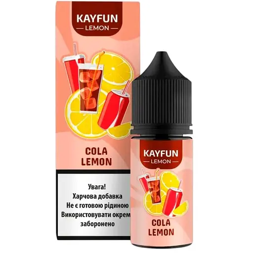 Набір компонентів для самозамісу сольової заправки Flavorlab Kayfun Lemon Cola Lemon Кола Лимон 30 мл, 0-50 мг (18746) - фото 1
