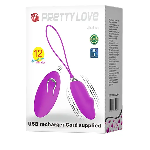 Віброкільце Pretty Love Julia 7.5 см фіолетовий - фото 9