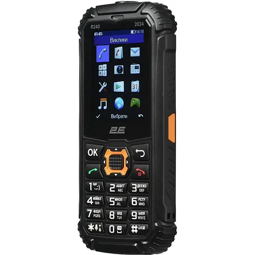 Мобильный телефон 2E R240 2025 Black UA UCRF