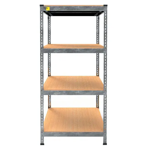Металевий стелаж Emby Light Series (розмір 1500х900x600мм) 4 полиці ДСП до 100кг Оцинкований - фото 2