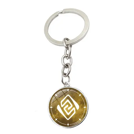 Брелок Геншин Імпакт Genshin Impact Гео земля GI MG 6 - фото 1