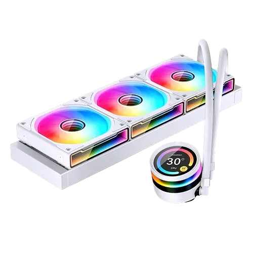 Водяное охлаждение JONSBO TF2-360SC(WN) ARGB White (TF2-360SC(WN))