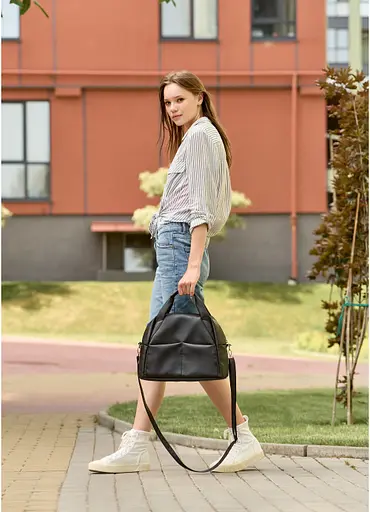 Жіноча сумка Sambag 37х16х25 см sum0010574 - фото 8