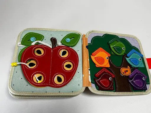 М'яка книжка-бізіборд фетровий - фото 3