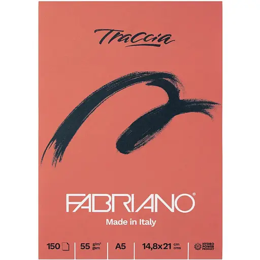 Блок бумаги для графики и каллиграфии Fabriano Traccia А5 55 г/м2 150 листов - фото 6
