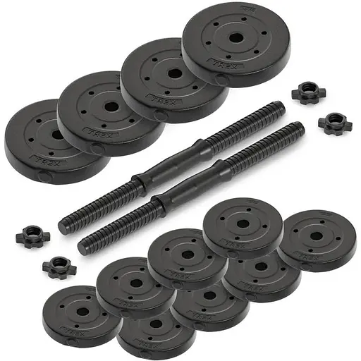 Гантели Trex Sport Trex 2х10кг - фото 8