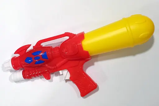 Водний пістолет 1281 А, 25с см, у пакеті (6975535190332) Червоний - фото 1