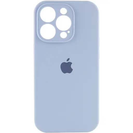 Чехол Epik Silicone Case Full Camera Protective AA для Apple iPhone 15 Pro 6.1 Голубой/Lilac Blue