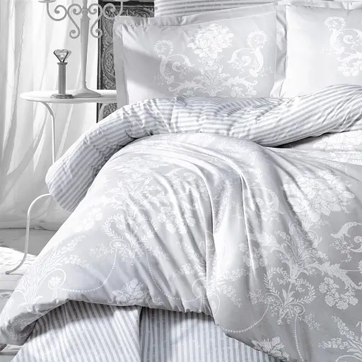 Постельное белье Alone V1 Gri Ранфорс Clasy pbe0052102 - фото 2