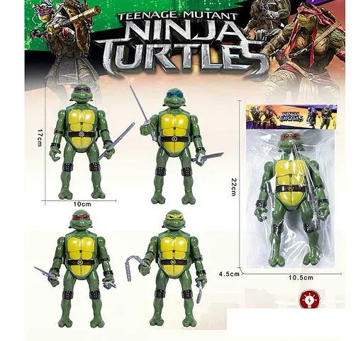 Герої Черепашка Ніндзя, 1 шт., 10.5x4.5x22 см, SG019-K1 (В асортименті) - фото 2