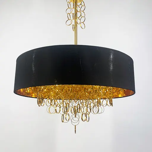 Люстра із серії Curtis в чорному кольорі Line.F Діаметр 60см - фото 3