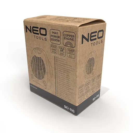 Тепловентилятор Neo Tools 25м2 2000Вт - фото 9